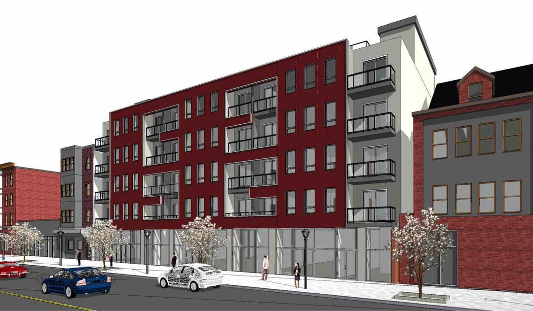 Building permit pulled for The Blake in South Boston. The condo building will feature spacious one and two-bedroom homes #boston #southboston #southie #condos #development