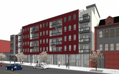 Building permit pulled for The Blake in South Boston. The condo building will feature spacious one and two-bedroom homes #boston #southboston #southie #condos #development