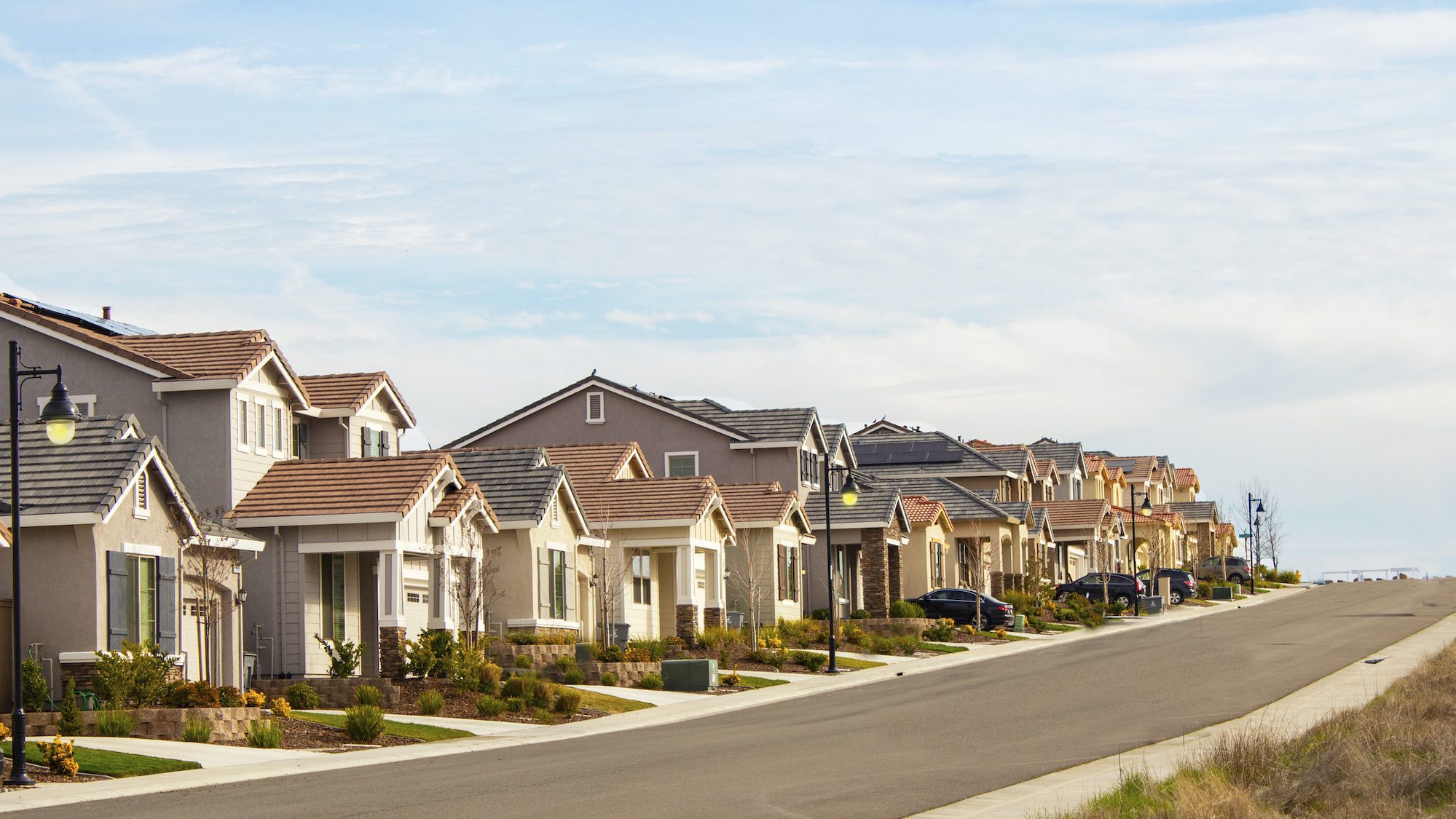 Finished Tract homes