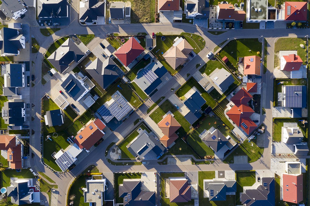 New Housing Estate from Above