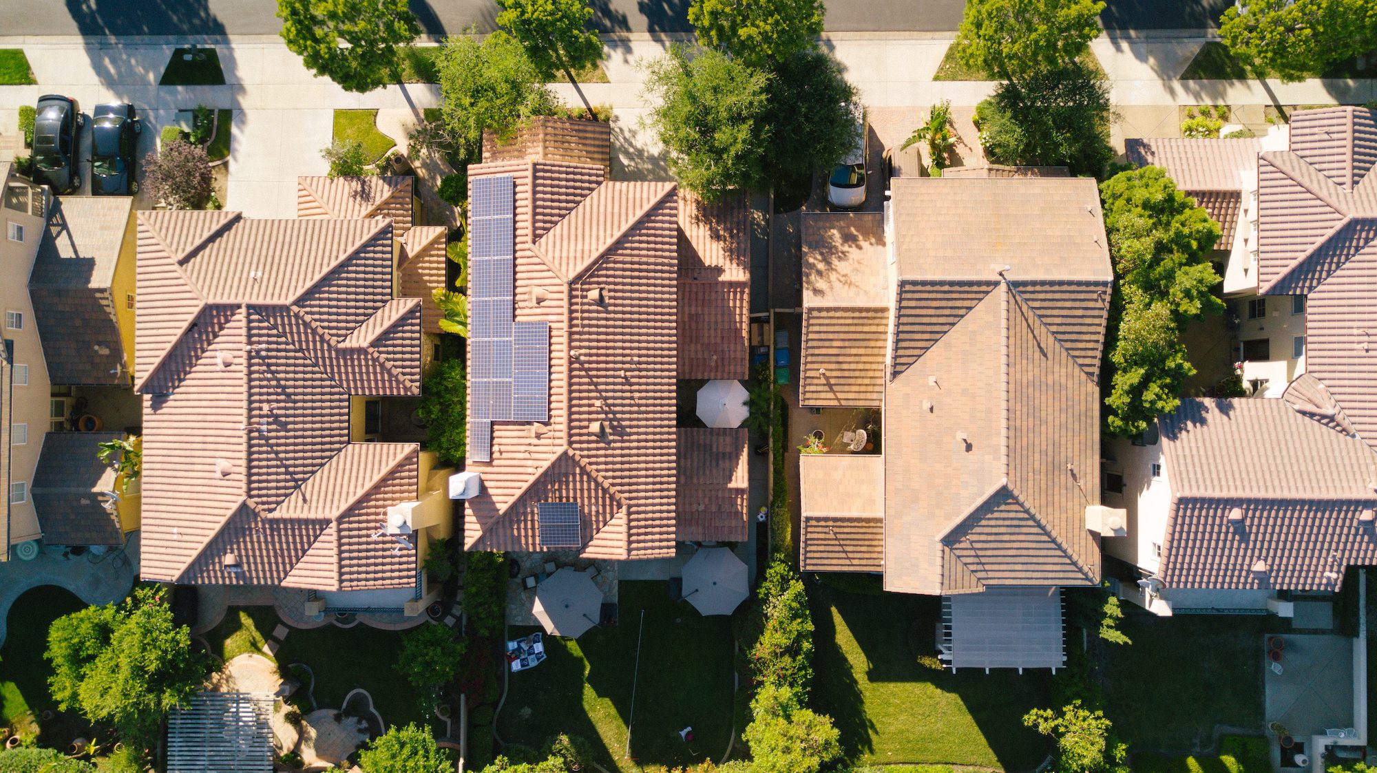 Aerial of Neighborhood
