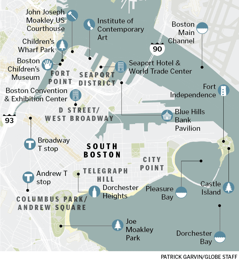 Seaport District South Boston Demographics and Town Information