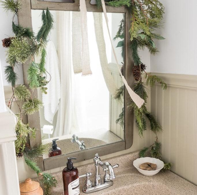 Festive Christmas Bathroom Décor Ideas for a Cozy, Holiday-Ready Home #MABA #MassachusettsRealEstate #FirstTimeHomeBuyers #MaBuyerAgent