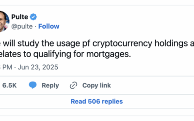 FHFA’s Pulte Considers Crypto for Mortgage Application Process #MABA #MassachusettsRealEstate #FirstTimeHomeBuyers #MaBuyerAgent